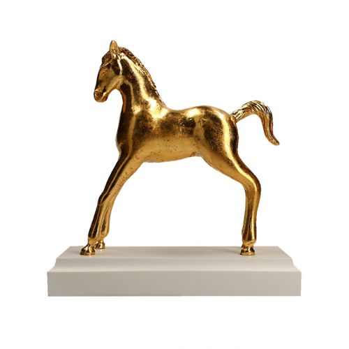 Holbeinpferdchen - 23,5 Karat Blattgold