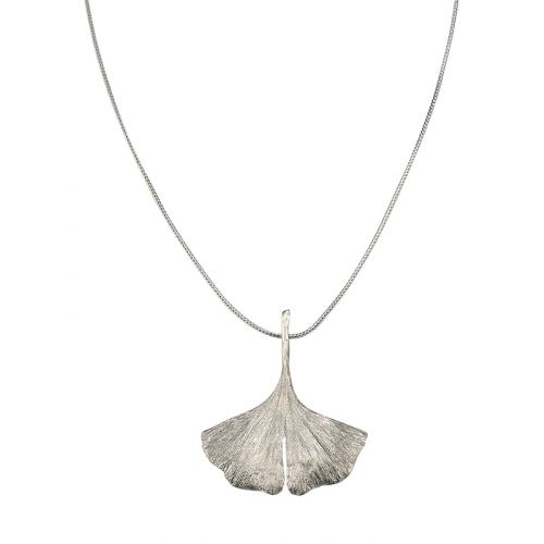 Ginkgo-Collier in 925er-Sterlingsilber