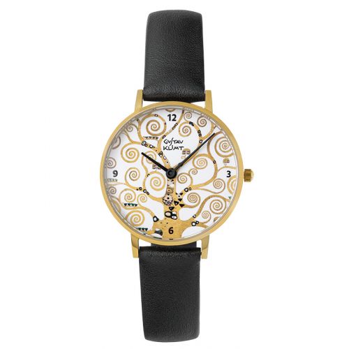 Künstler-Armbanduhr "Klimt - Lebensbaum"