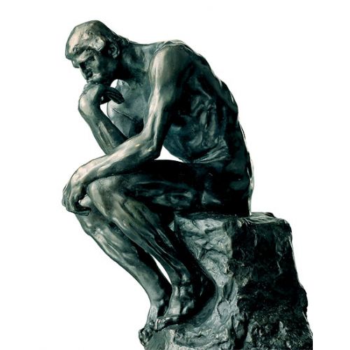 Auguste Rodin: Skulptur "Der Denker"