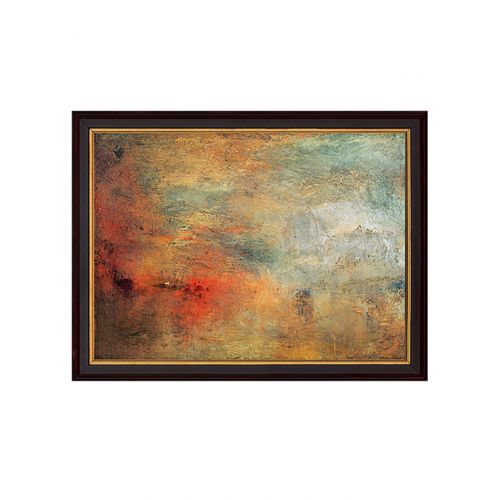 William Turner: "Sonnenuntergang über einem See"