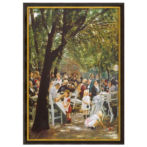 Max Liebermann: "Münchner Biergarten"