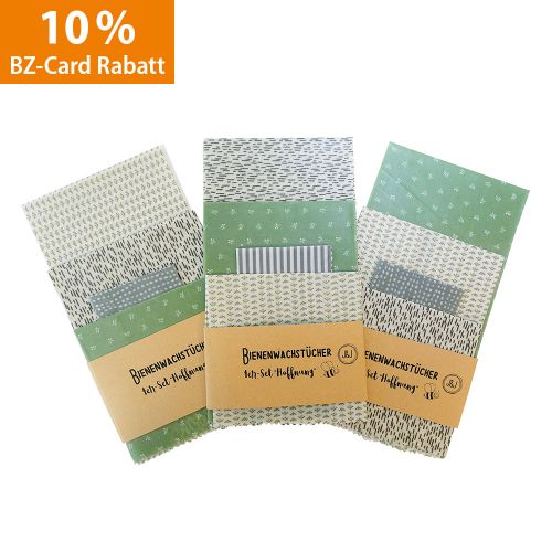 Bienenwachstücher 4er-Set
