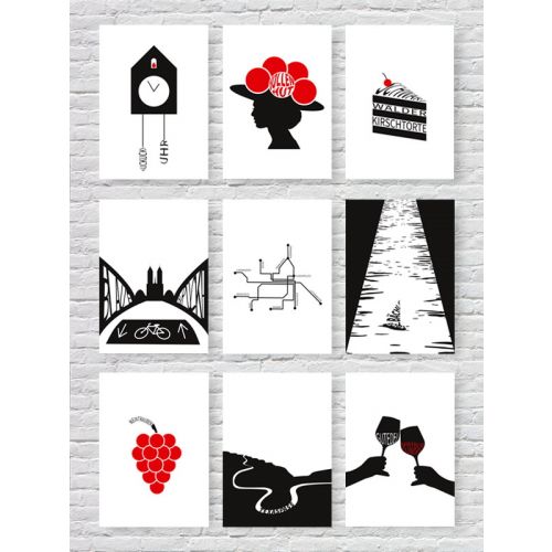 Poster 9er Pack - A4 Format
