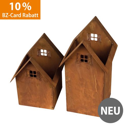 Set Haus zum Bepflanzen - Edelrost