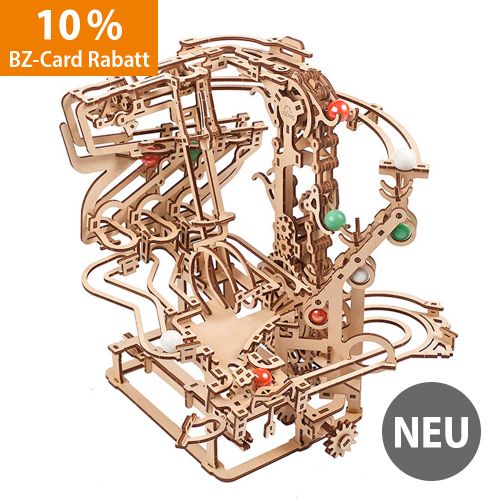 3D-Holzpuzzle, Murmel-Kettenbahn