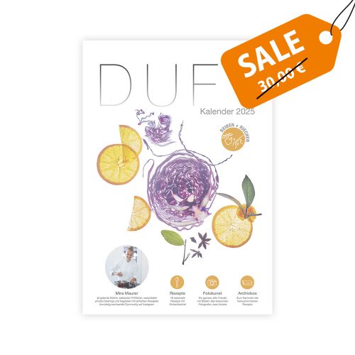 Duftkalender mit saisonalen Rezepten