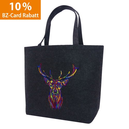 Filz-Shopper - Hirsch