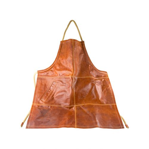 Grillschürze Funkenfeuer cognac