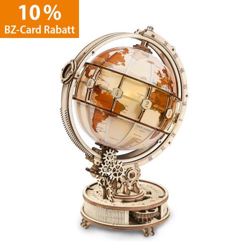 3D-Holzpuzzle Globus