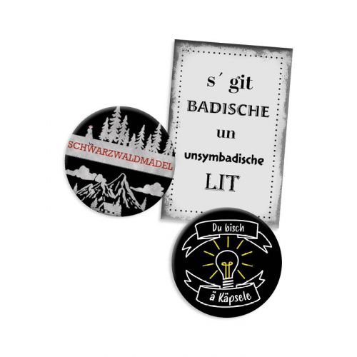 3er Set Magnete - Badische Sprüche