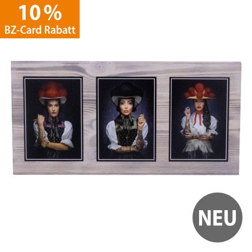 Schwarzwald Dekobrett 3er-Set Damen
