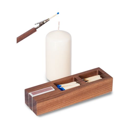 Feuer-Zeuge Set (Nussbaum)