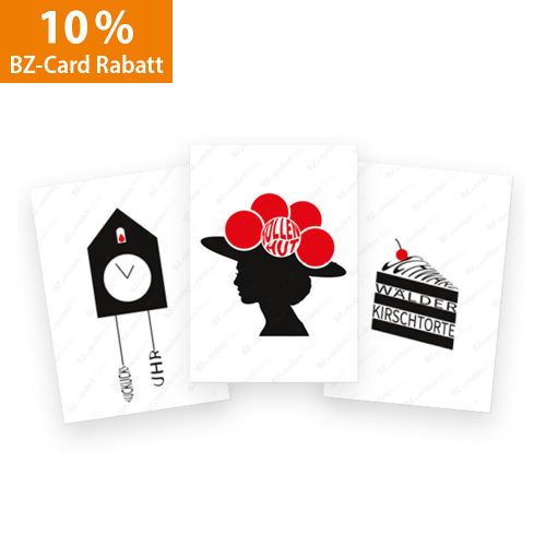 Poster 3er Pack - A3 Schwarzwald