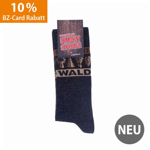 Socken "Schwarzwald" Gr. 39-42 grau