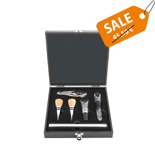 Sommelier Set aus Eichenholz